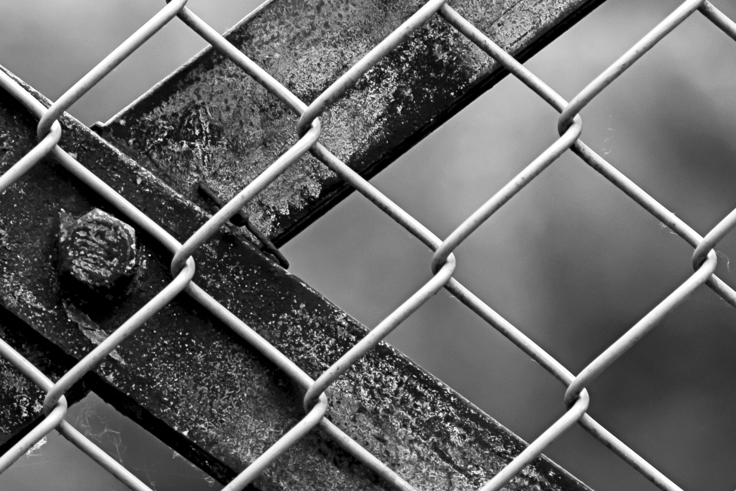 Galvanized chainlink fence in Pakistan